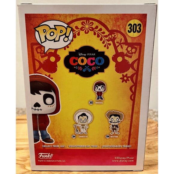 Funko Pop! Disney CoCo Miguel #303 Vinyl Figure, Hot Topic exclusive Diamond - Picture 8 of 9